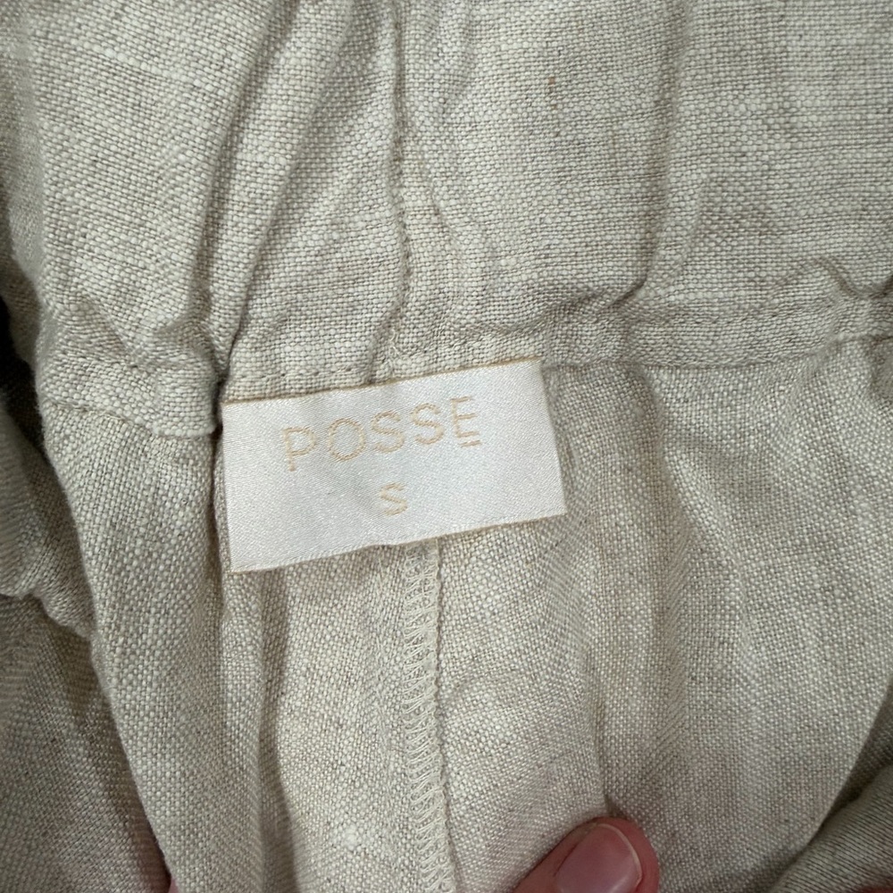 Posse Linen Ducky paper bag pant size S - Picture 4 of 4